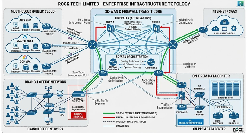 Rock Tech Limited - Enterprise Infrastructure Topology Diagram